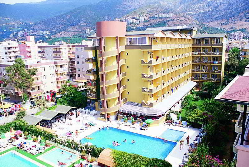 Hedef Kleopatra Golden Sun Hotel Alanya Exterior photo